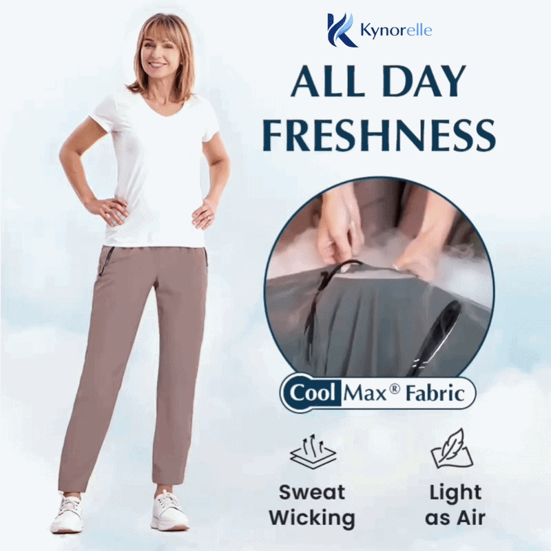 Kynorelle ® - Women's Ultra Stretch Ice Silk Comfort Casual Pants 📢 HOT DEAL 50% OFF ⏰ 